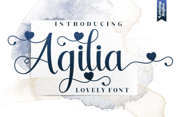 Agilia: A Delicate Script Font for Elegant Editorial Design
