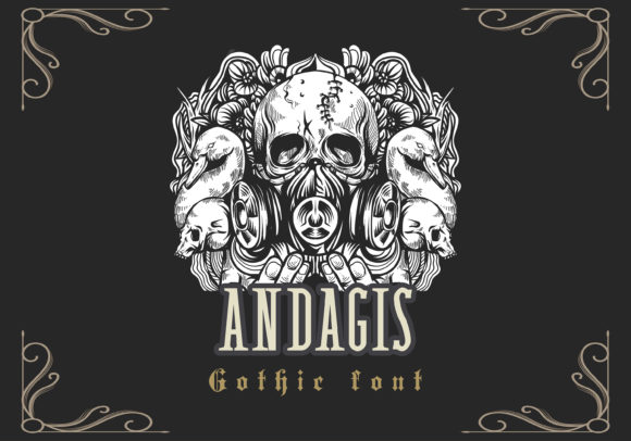 Andagis: A Bold Serif Font for Eye-Catching Editorial Design