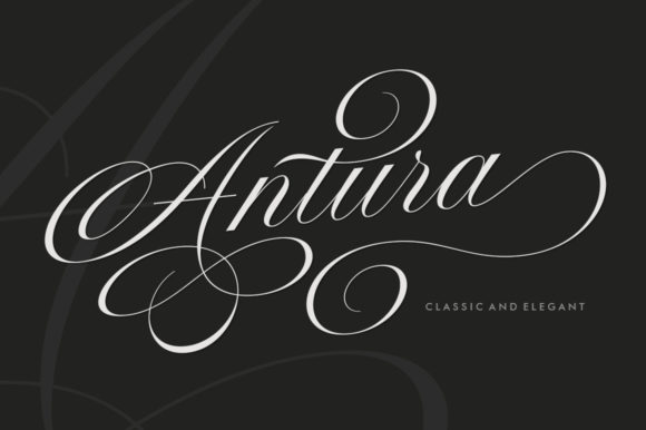 Antura Script Font for Modern Web Design