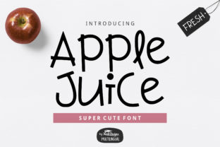 Apple Juice Font for Playful Branding and Modern Design