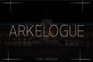 Arkelogue Thin: A Font That Elevates Branding with Clean Elegance