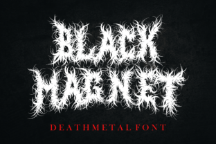 Black Magnet Font for Bold Campaign Designs