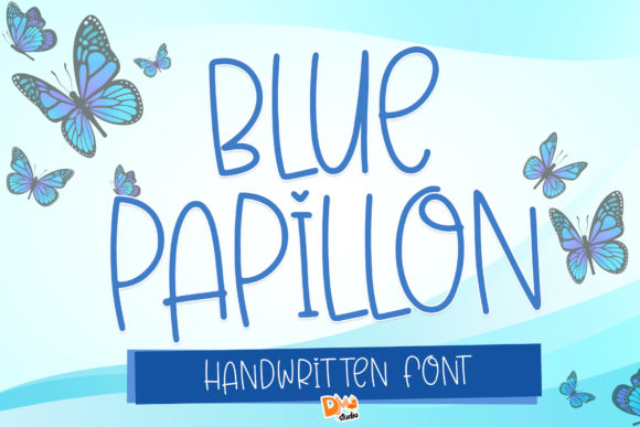 Blue Papillon: A Whimsical Font for Creative Projects