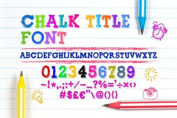 Chalk Title Font for School-Themed Branding and Creative Projects