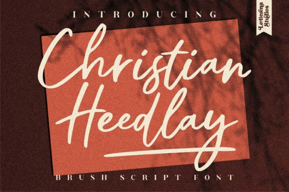 Christian Heedlay: A Contemporary Script Font for Editorial Design