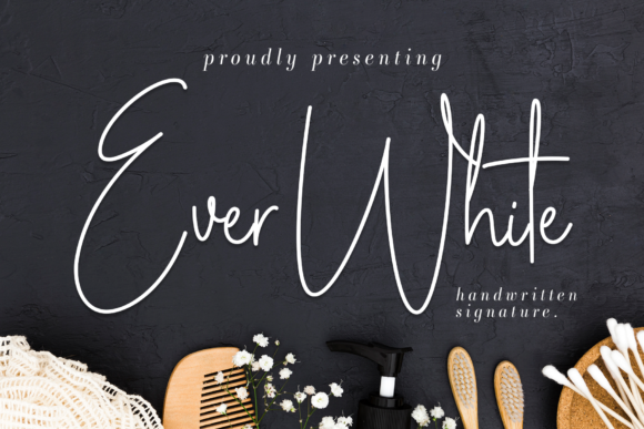 Ever White: A Script Font That Elevates Brand Campaigns
