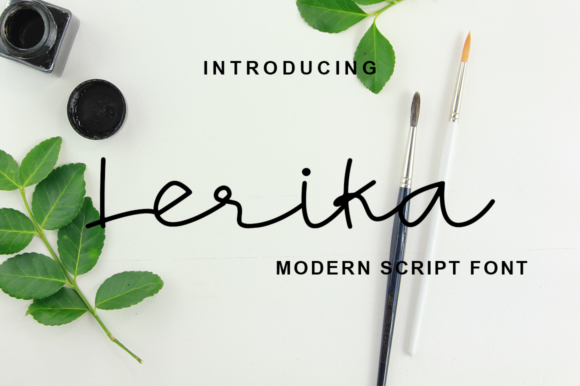 Lerika: A Modern Handwritten Font for Digital Creativity