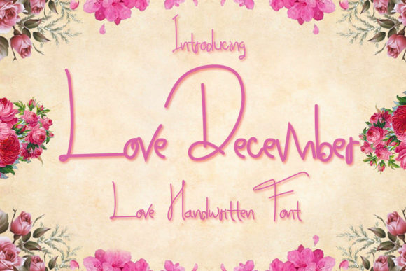 Love December Font for Branding Projects and Creative Design