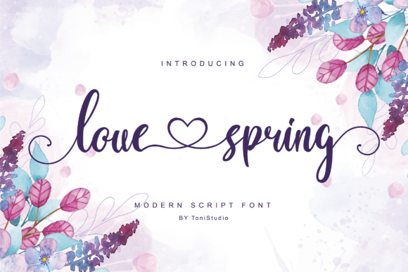 Love Spring Font for Eye-Catching Campaign Designs
