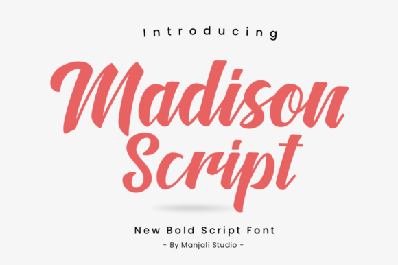 Madison Script: A Handwritten Font for Craft Projects
