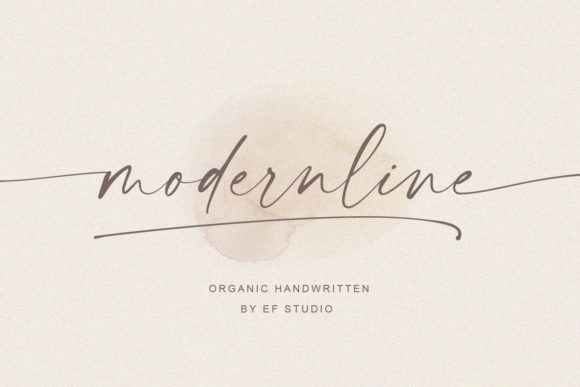 Modernline Font for Handmade Elegance and Craft Projects