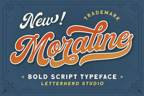 Moraline: A Bold Script Font for Handmade Branding