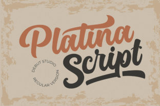 Platina Script - Regular for a Polished Brand Look