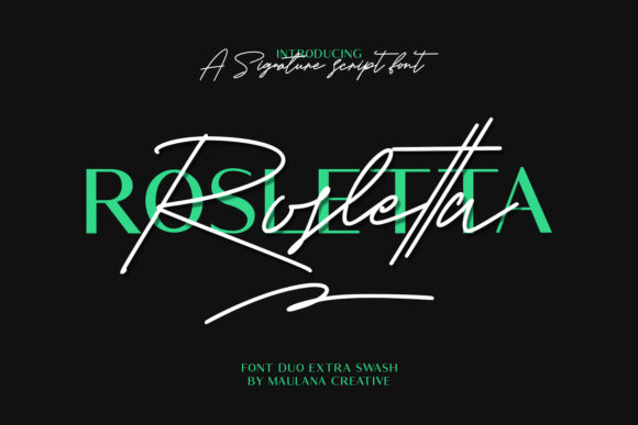 Rosletta: A Script Font That Elevates Your Branding