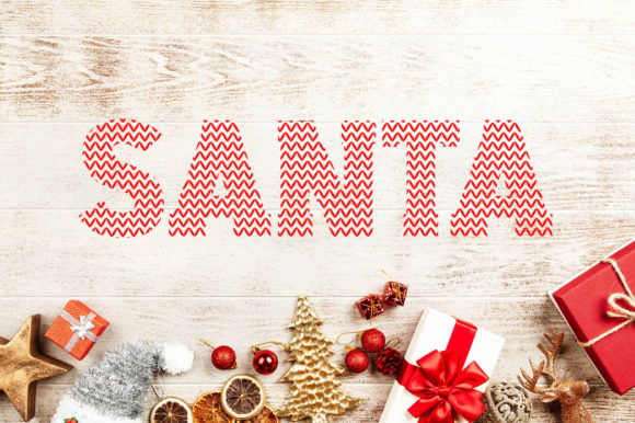 Santa Ugly Sweater Font for Holiday Branding