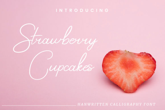 Strawberry Cupcakes Font for a Playful and Professional Brand Look