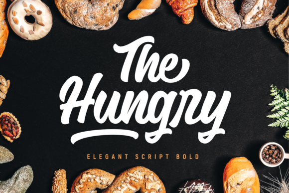 The Hungry Font: A Vintage-Styled Handwritten Design