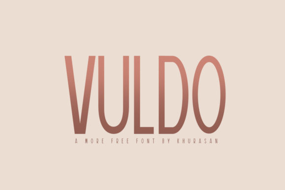 Vuldo: A Modern Sans Serif Font for Digital Creativity