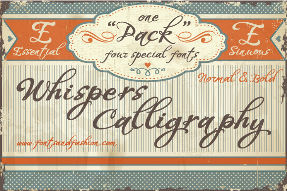 Whispers Calligraphy: A Timeless Script Font for Digital Design